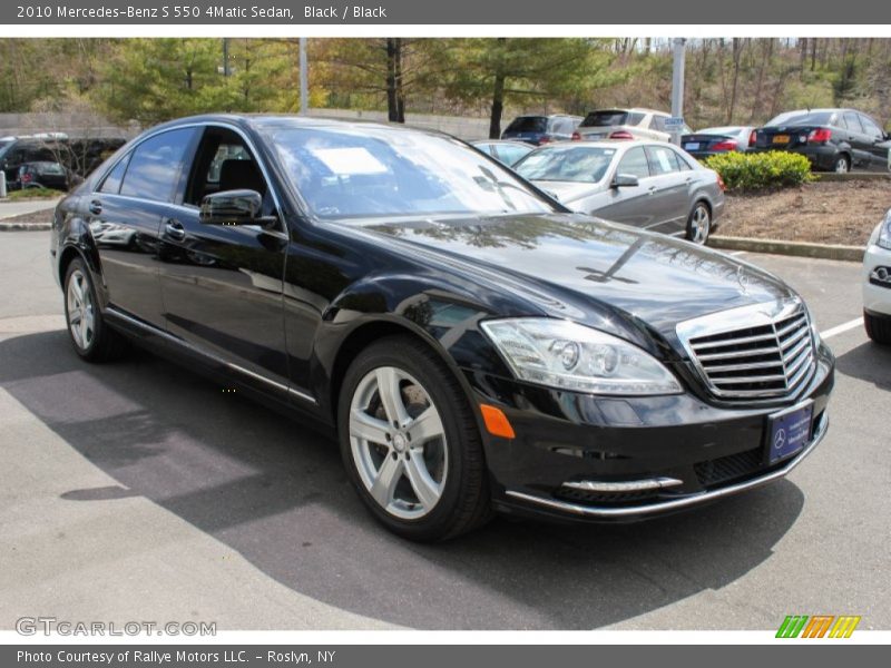 Black / Black 2010 Mercedes-Benz S 550 4Matic Sedan