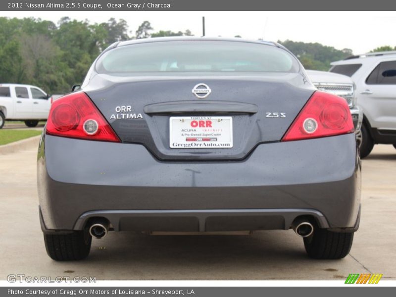 Ocean Gray / Charcoal 2012 Nissan Altima 2.5 S Coupe