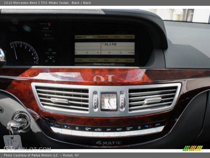 Black / Black 2010 Mercedes-Benz S 550 4Matic Sedan