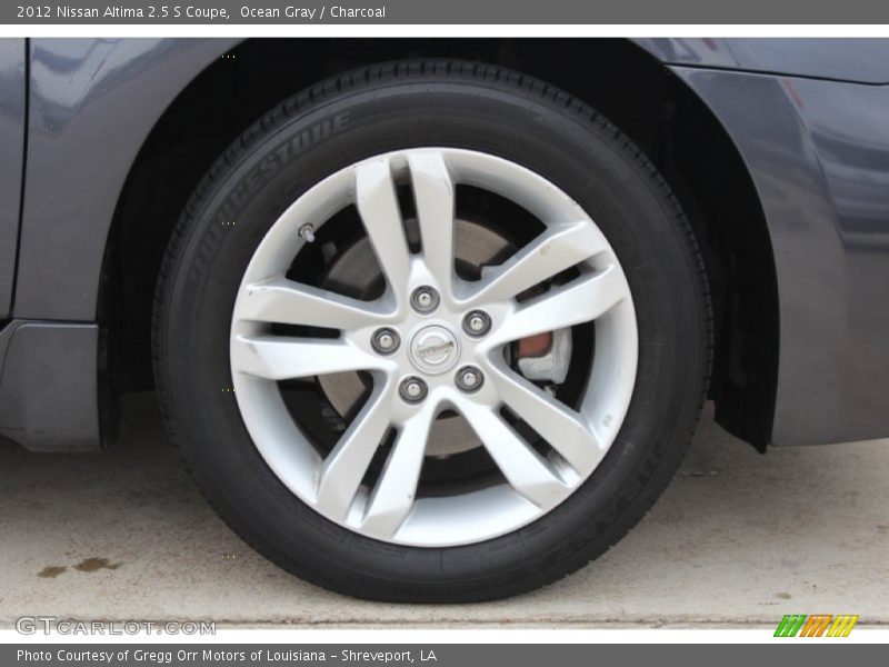 Ocean Gray / Charcoal 2012 Nissan Altima 2.5 S Coupe