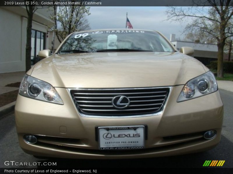 Golden Almond Metallic / Cashmere 2009 Lexus ES 350