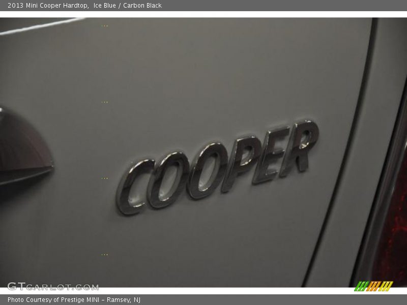 Ice Blue / Carbon Black 2013 Mini Cooper Hardtop