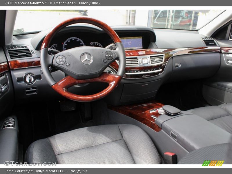 Black / Black 2010 Mercedes-Benz S 550 4Matic Sedan