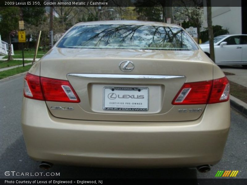 Golden Almond Metallic / Cashmere 2009 Lexus ES 350