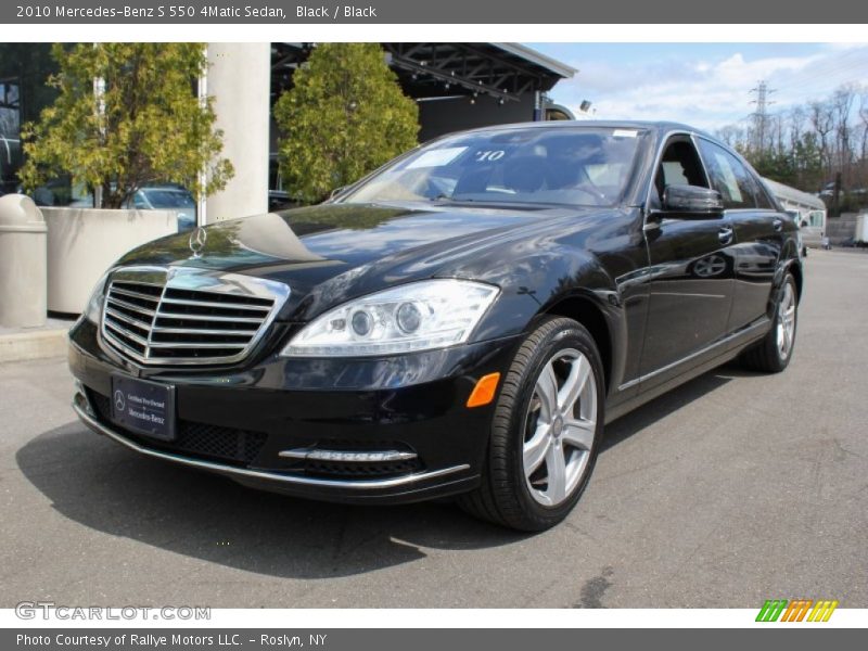 Black / Black 2010 Mercedes-Benz S 550 4Matic Sedan