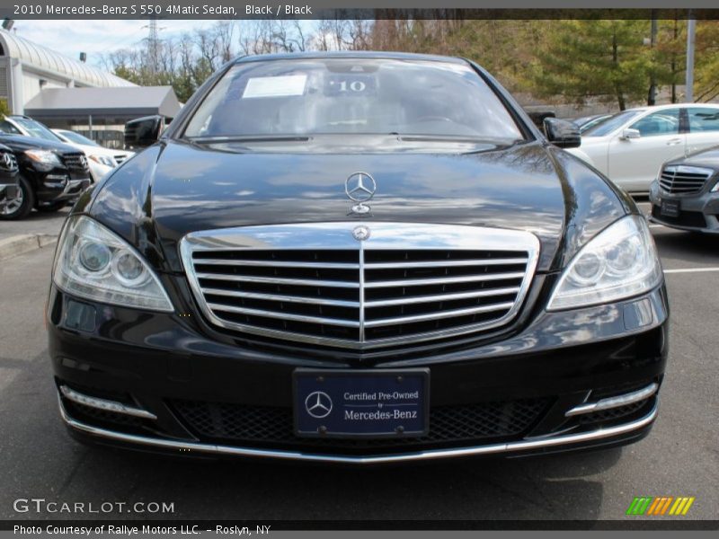 Black / Black 2010 Mercedes-Benz S 550 4Matic Sedan