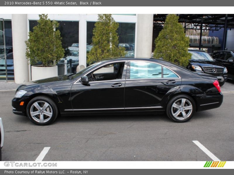 Black / Black 2010 Mercedes-Benz S 550 4Matic Sedan