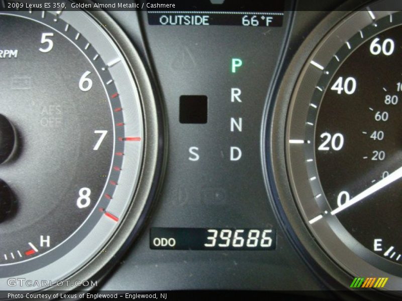 Golden Almond Metallic / Cashmere 2009 Lexus ES 350
