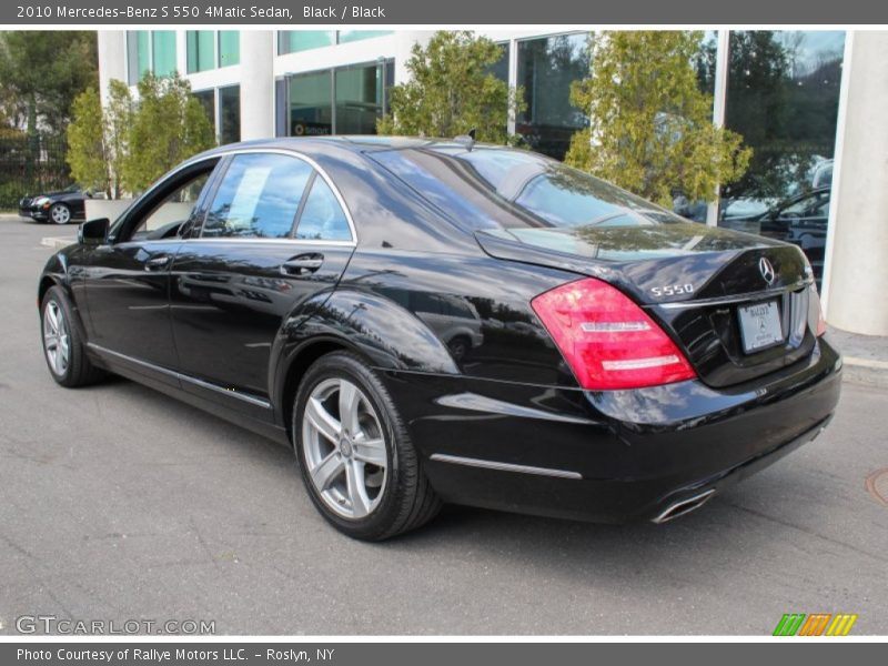 Black / Black 2010 Mercedes-Benz S 550 4Matic Sedan