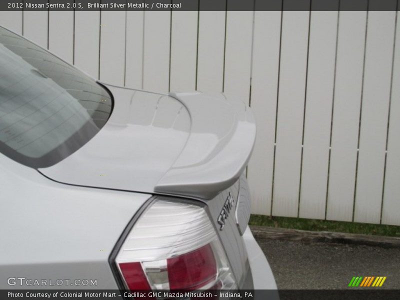 Brilliant Silver Metallic / Charcoal 2012 Nissan Sentra 2.0 S