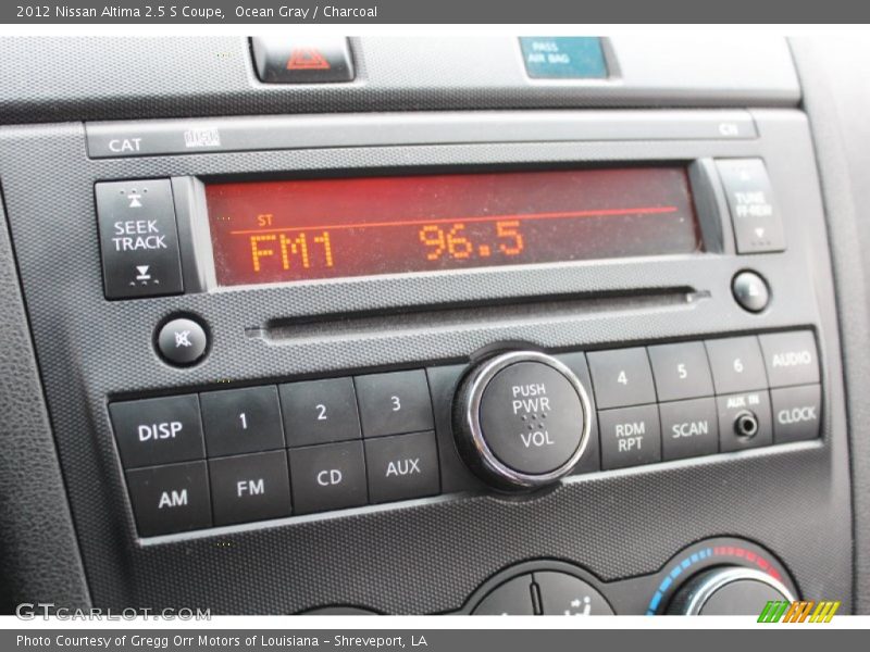 Ocean Gray / Charcoal 2012 Nissan Altima 2.5 S Coupe