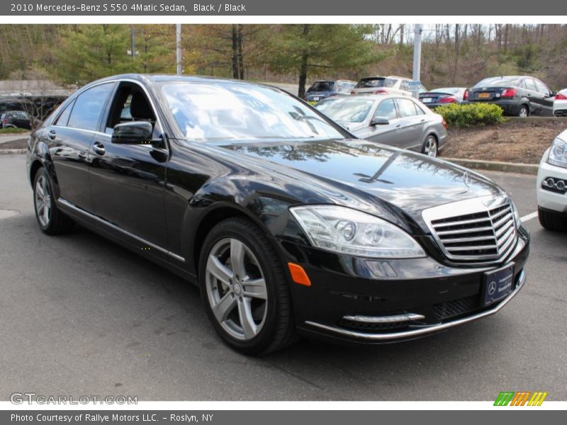 Black / Black 2010 Mercedes-Benz S 550 4Matic Sedan