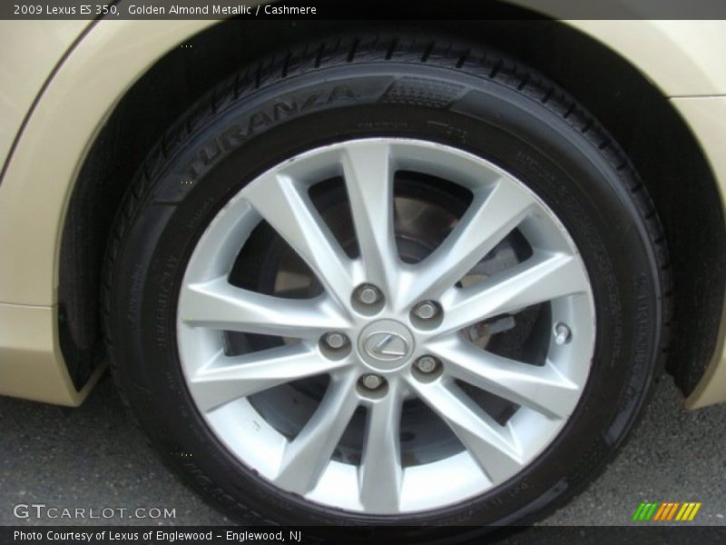 Golden Almond Metallic / Cashmere 2009 Lexus ES 350