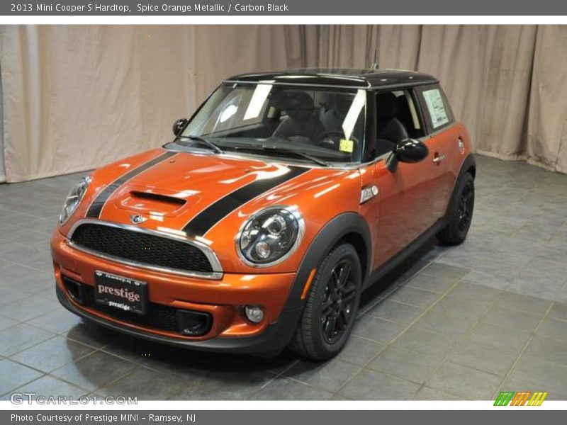 Spice Orange Metallic / Carbon Black 2013 Mini Cooper S Hardtop