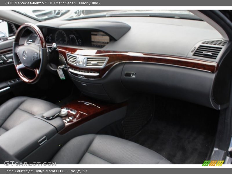 Black / Black 2010 Mercedes-Benz S 550 4Matic Sedan