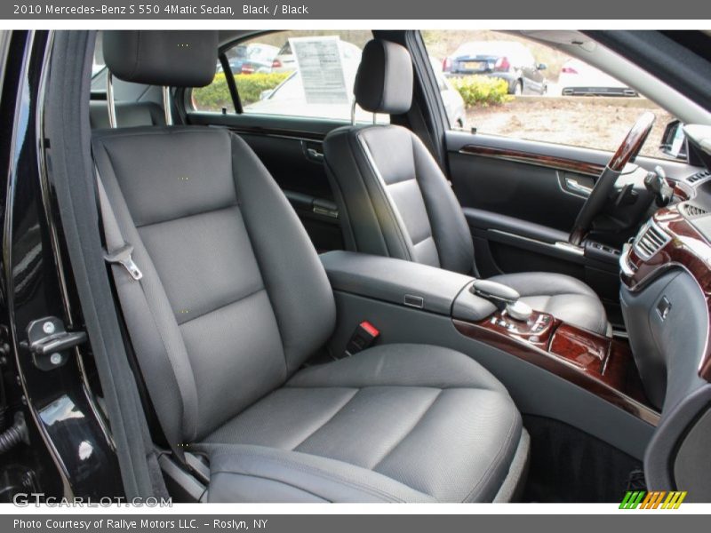 Black / Black 2010 Mercedes-Benz S 550 4Matic Sedan