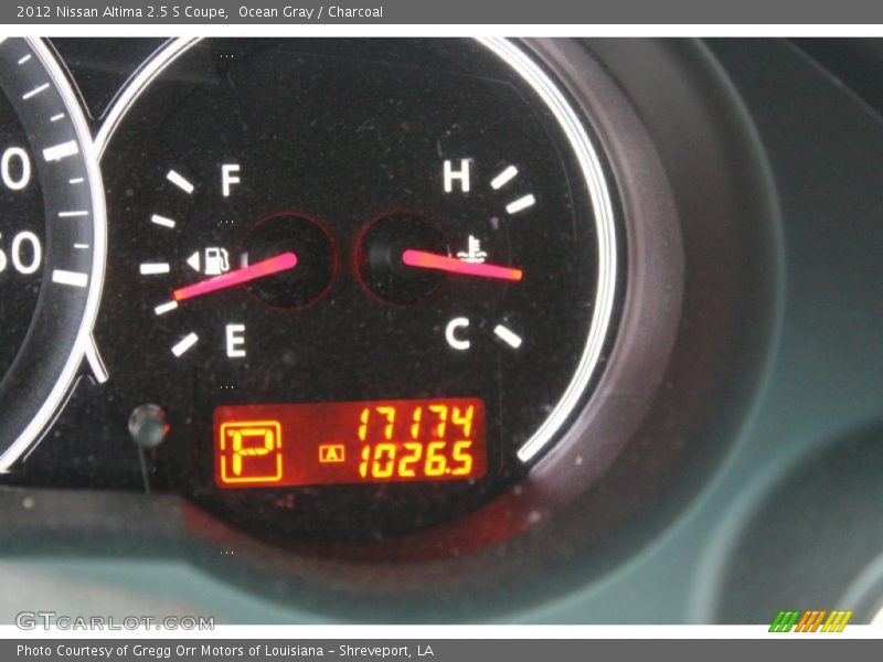 Ocean Gray / Charcoal 2012 Nissan Altima 2.5 S Coupe