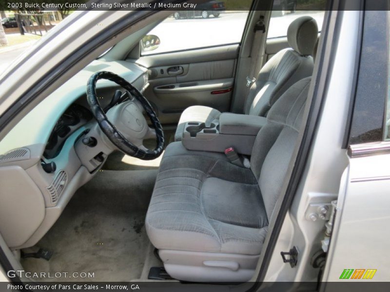 Sterling Silver Metallic / Medium Gray 2003 Buick Century Custom