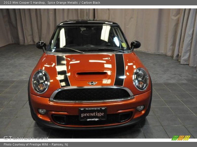 Spice Orange Metallic / Carbon Black 2013 Mini Cooper S Hardtop