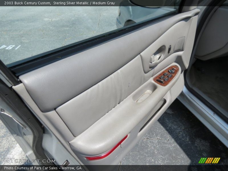 Sterling Silver Metallic / Medium Gray 2003 Buick Century Custom