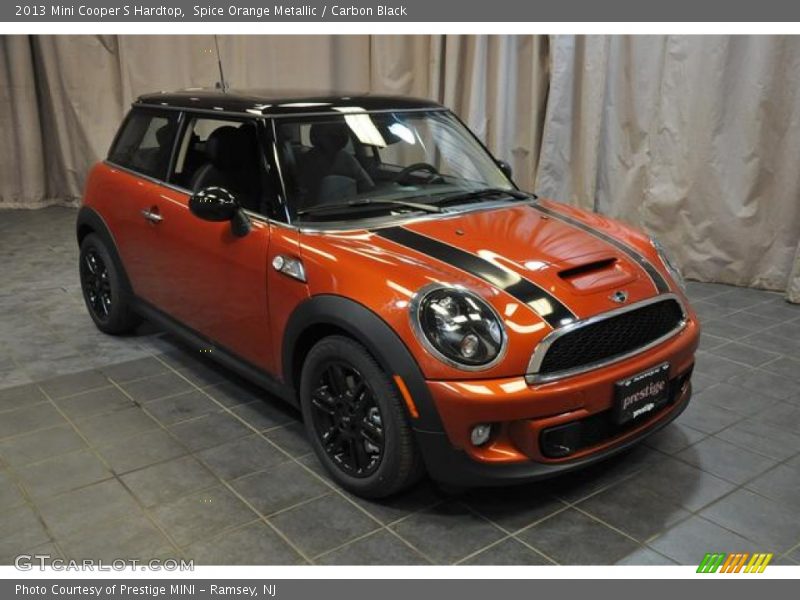 Spice Orange Metallic / Carbon Black 2013 Mini Cooper S Hardtop
