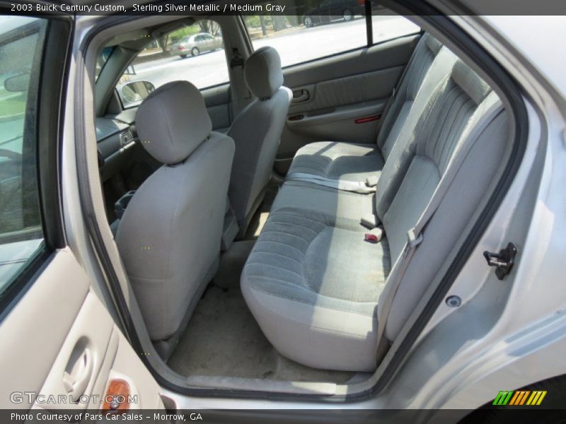 Sterling Silver Metallic / Medium Gray 2003 Buick Century Custom