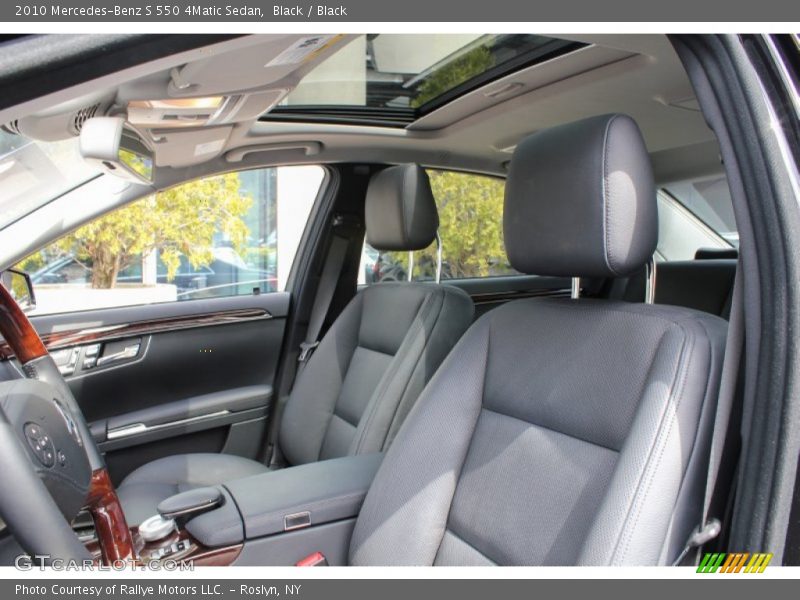 Black / Black 2010 Mercedes-Benz S 550 4Matic Sedan