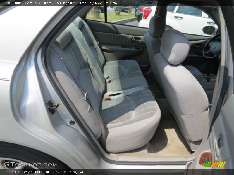 Sterling Silver Metallic / Medium Gray 2003 Buick Century Custom