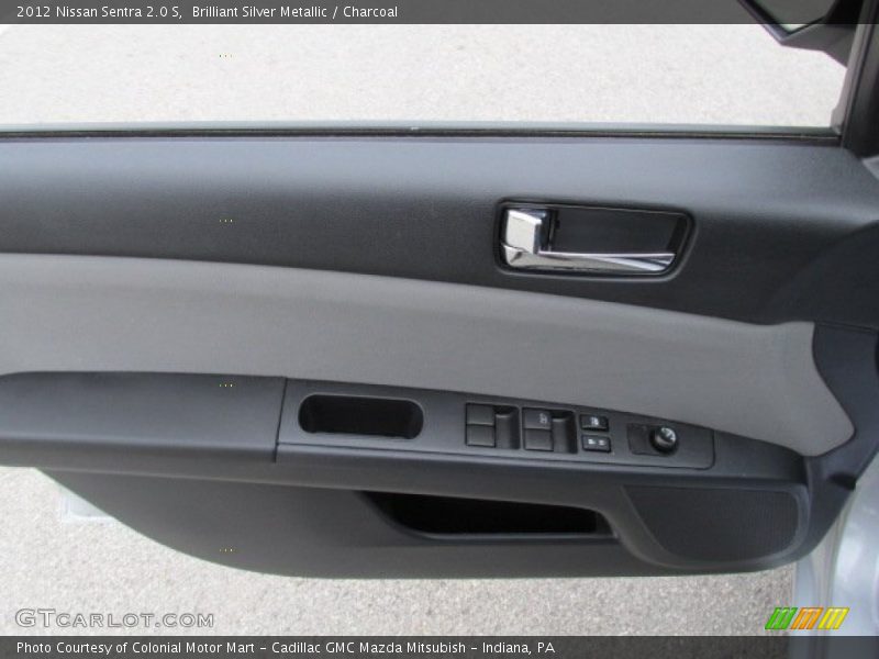 Brilliant Silver Metallic / Charcoal 2012 Nissan Sentra 2.0 S