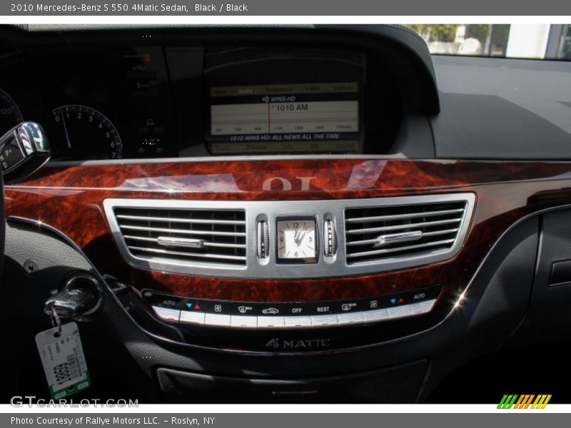 Black / Black 2010 Mercedes-Benz S 550 4Matic Sedan
