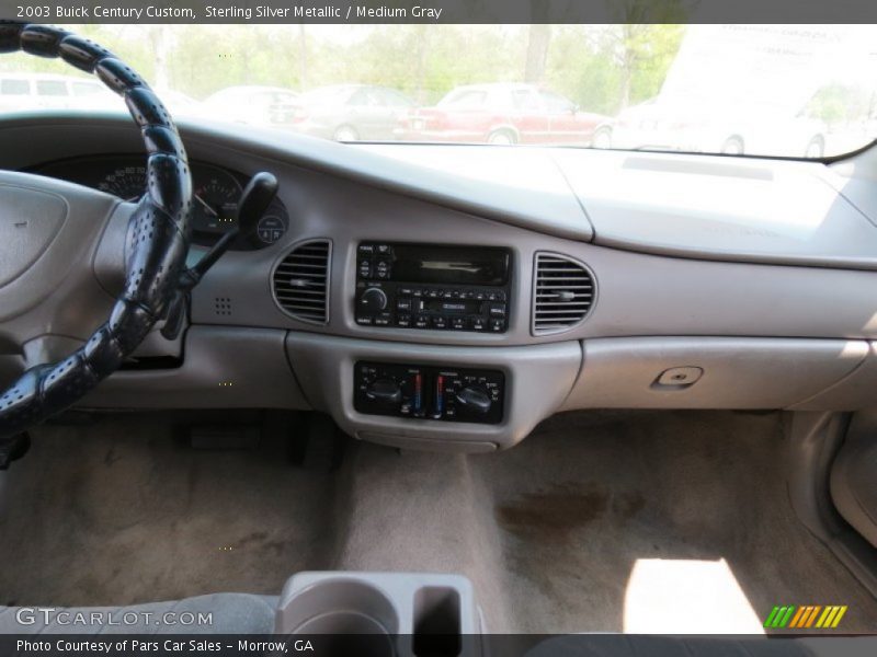 Sterling Silver Metallic / Medium Gray 2003 Buick Century Custom
