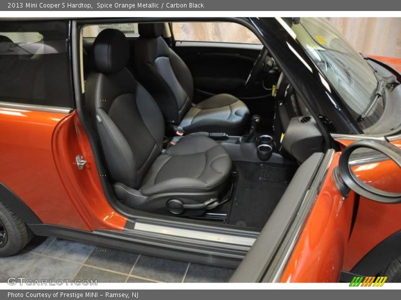 Spice Orange Metallic / Carbon Black 2013 Mini Cooper S Hardtop