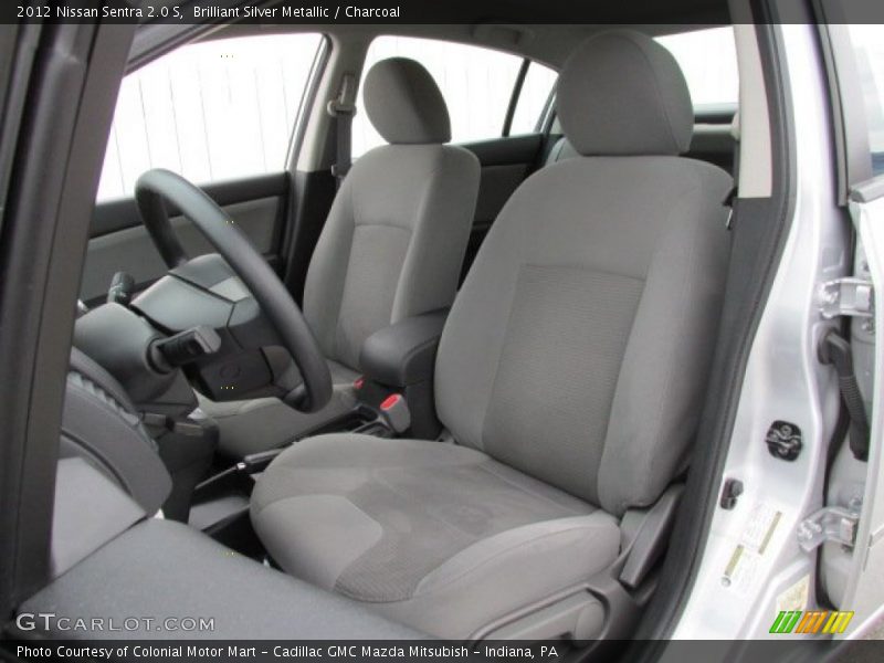 Brilliant Silver Metallic / Charcoal 2012 Nissan Sentra 2.0 S