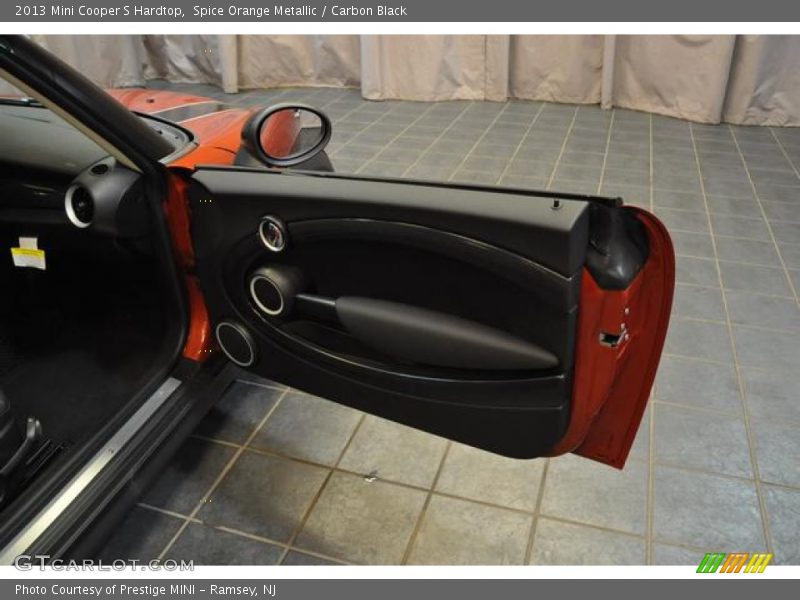 Spice Orange Metallic / Carbon Black 2013 Mini Cooper S Hardtop