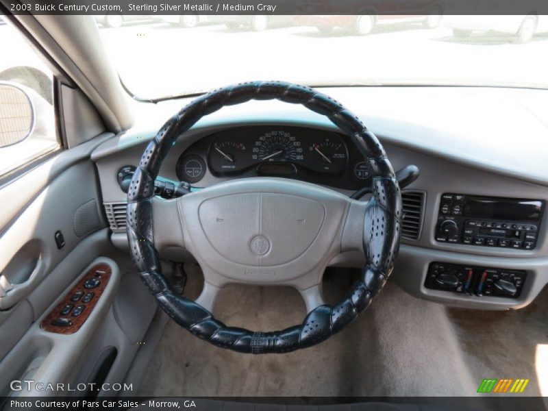 Sterling Silver Metallic / Medium Gray 2003 Buick Century Custom
