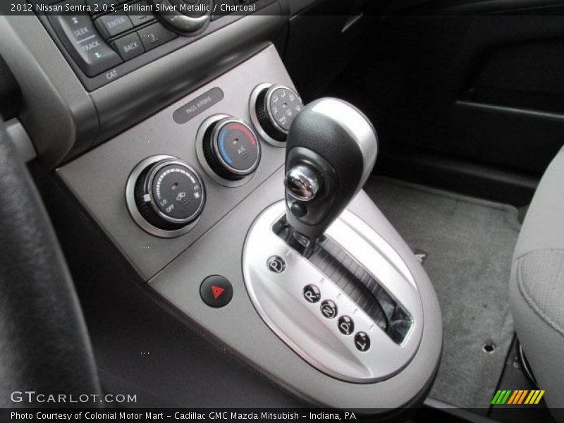 Brilliant Silver Metallic / Charcoal 2012 Nissan Sentra 2.0 S