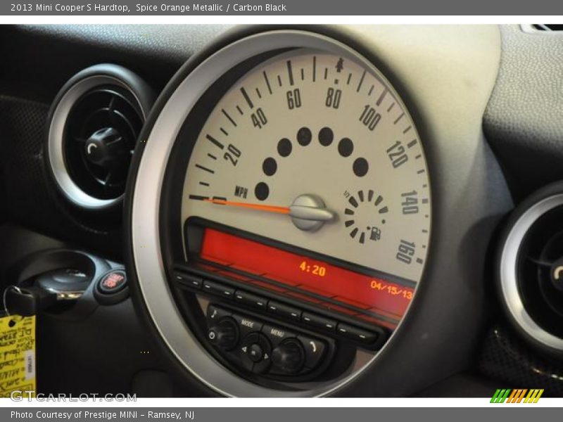 Spice Orange Metallic / Carbon Black 2013 Mini Cooper S Hardtop