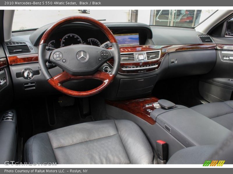 Black / Black 2010 Mercedes-Benz S 550 4Matic Sedan