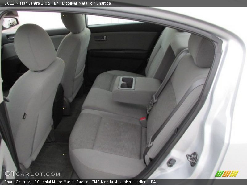 Brilliant Silver Metallic / Charcoal 2012 Nissan Sentra 2.0 S