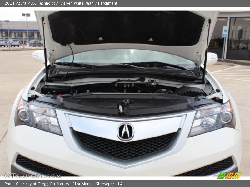 Aspen White Pearl / Parchment 2011 Acura MDX Technology