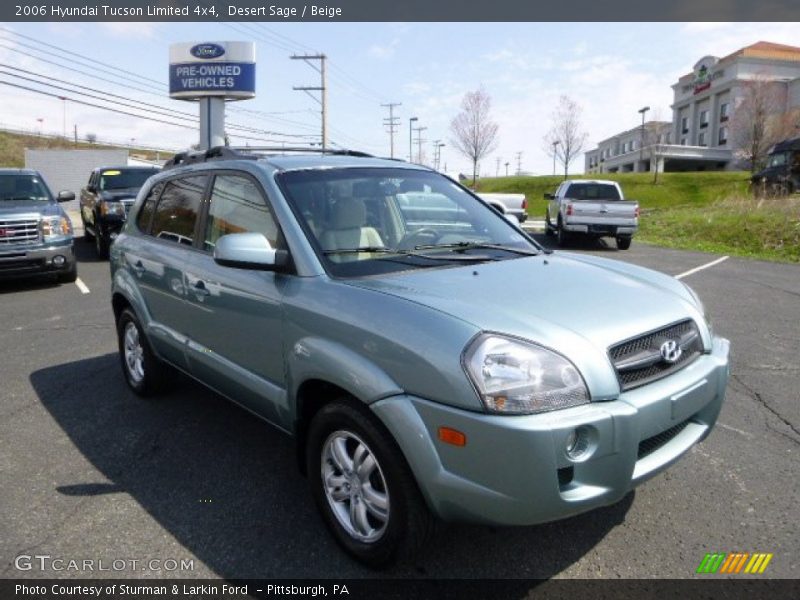 Desert Sage / Beige 2006 Hyundai Tucson Limited 4x4