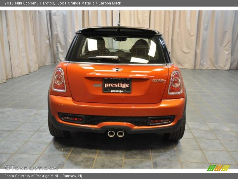 Spice Orange Metallic / Carbon Black 2013 Mini Cooper S Hardtop