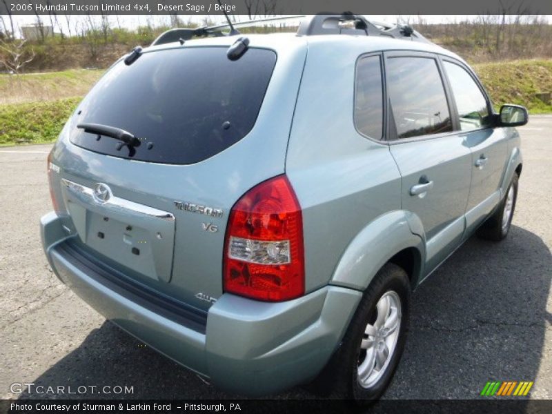 Desert Sage / Beige 2006 Hyundai Tucson Limited 4x4