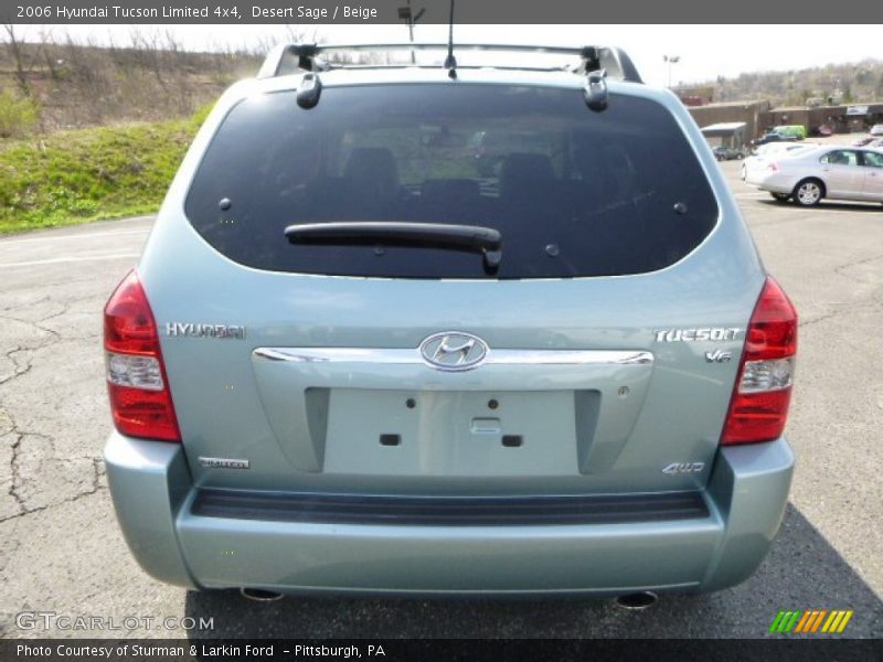 Desert Sage / Beige 2006 Hyundai Tucson Limited 4x4