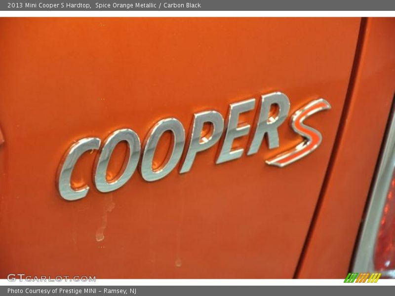 Spice Orange Metallic / Carbon Black 2013 Mini Cooper S Hardtop