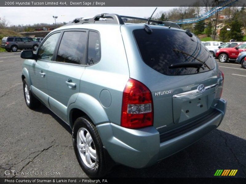 Desert Sage / Beige 2006 Hyundai Tucson Limited 4x4