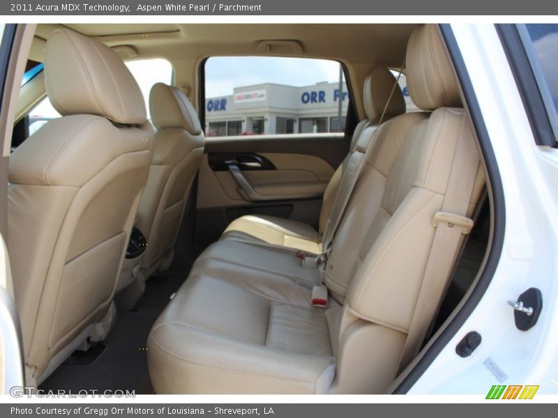 Aspen White Pearl / Parchment 2011 Acura MDX Technology