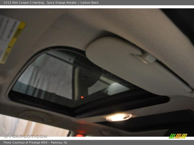 Spice Orange Metallic / Carbon Black 2013 Mini Cooper S Hardtop