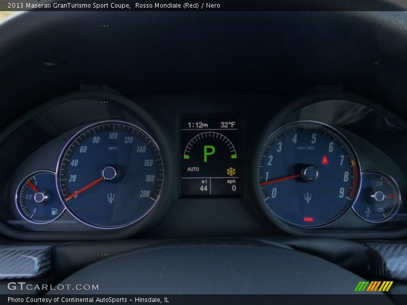  2013 GranTurismo Sport Coupe Sport Coupe Gauges