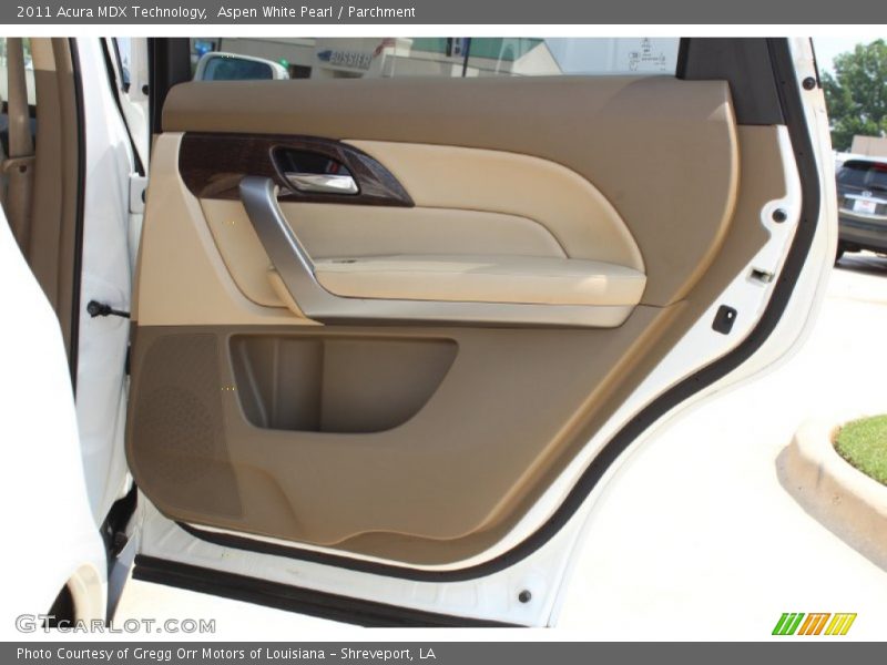 Aspen White Pearl / Parchment 2011 Acura MDX Technology